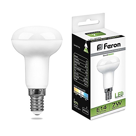 Лампа светодиодная Feron 25514 R50 Е14 7Вт 4000К