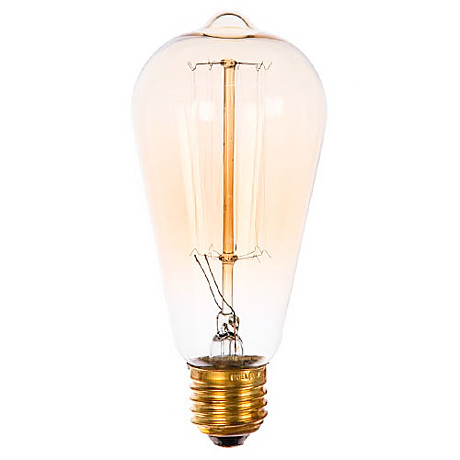Лампа накаливания Uniel ST64A E27 60 Вт