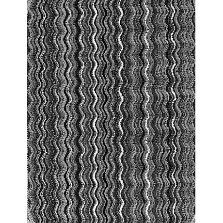 Коврик универсальный Graffio 45*60 см Волна чёрно-серая