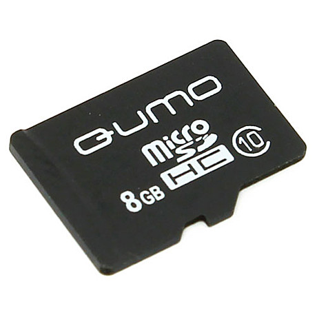 Карта памяти MicroSDHC 8Gb Qumo класс 10