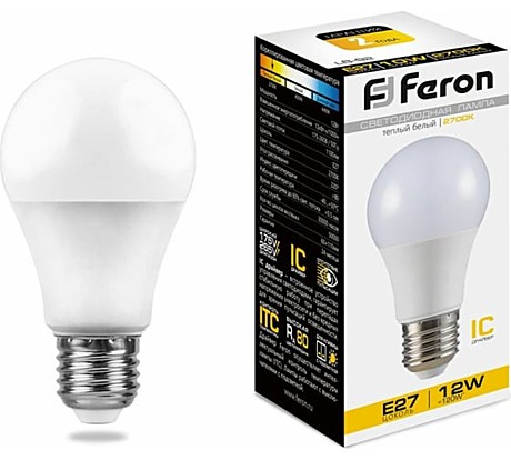 Лампа светодиодная Feron 25489 E27 12Вт 2700K