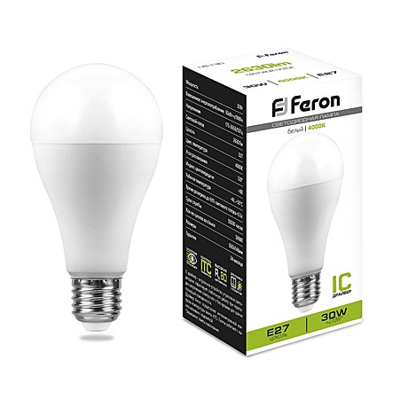 Лампа светодиодная Feron 38195 E27 30Вт 4000K