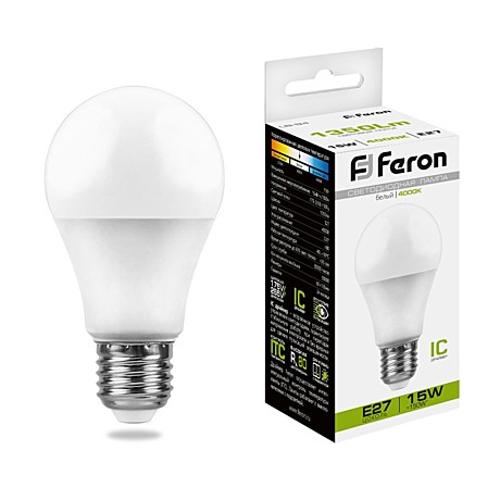Лампа светодиодная Feron 25629 E27 15Вт 4000K