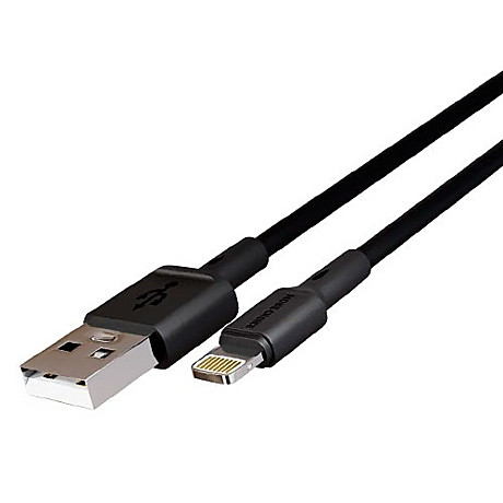 Кабель More choice Lightning 8 pin К14i 2А/0.25м чёрный