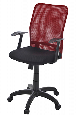 Кресло компьютерное Гермес TW7 красный 