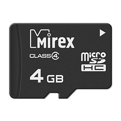 Карта памяти Micro SD 4Gb Mirex