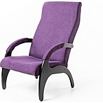 Кресло для отдыха Пиза фиолетовый/венге
