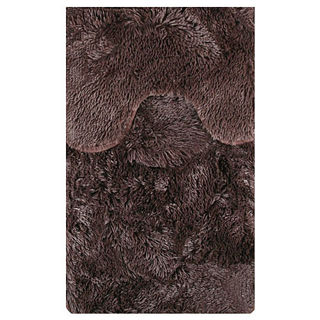 Коврик для ванны и туалета Door Mat 50*80/50*40 Мохнатый кофейный