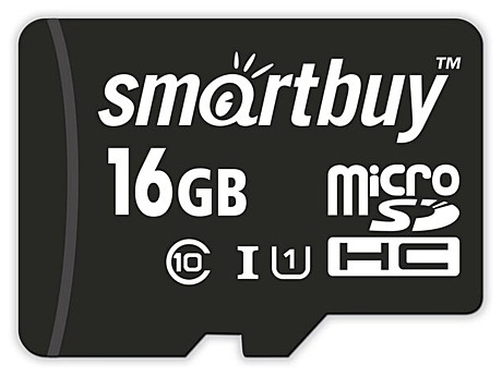 Карта памяти Micro SD 16Gb SmartBuy