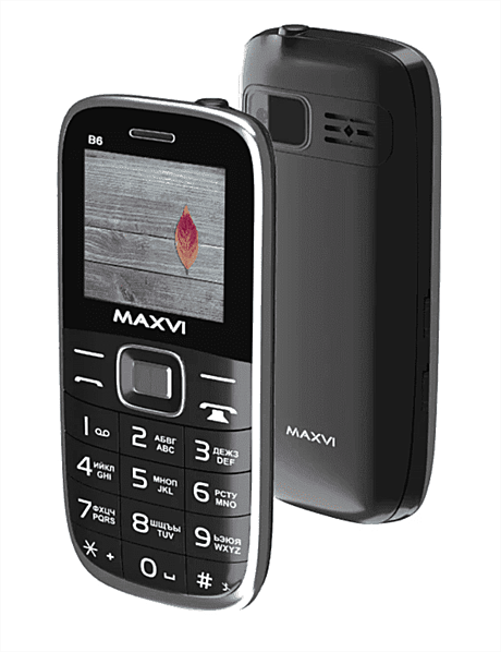 Телефон MAXVI B6 чёрный