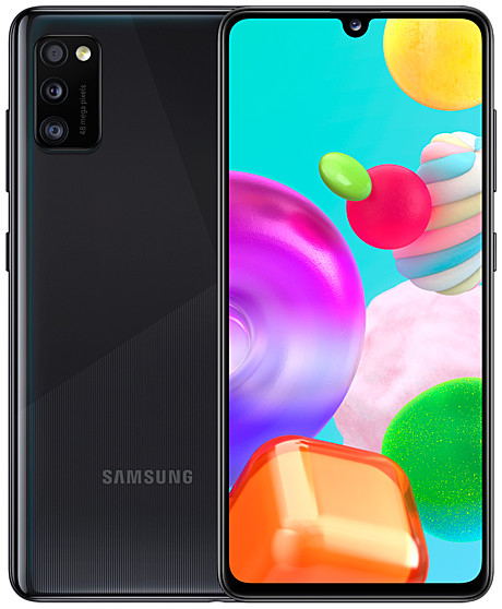 Телефон Samsung A415 чёрный