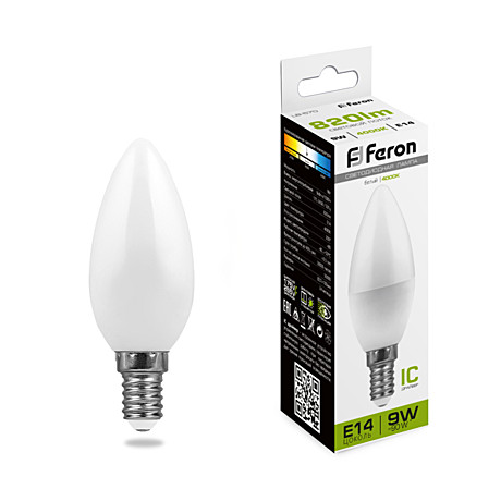 Лампа светодиодная Feron 25799 E14 9Вт 4000K