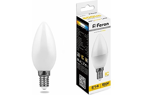 Лампа светодиодная Feron 25798 E14 9Вт 2700K