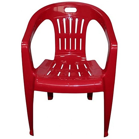 Кресло пластик Романтик красное