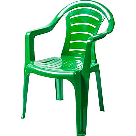 Кресло пластик зелёный