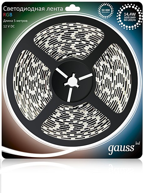 Светодиодная лента Gauss ЕВ312000414 (м)