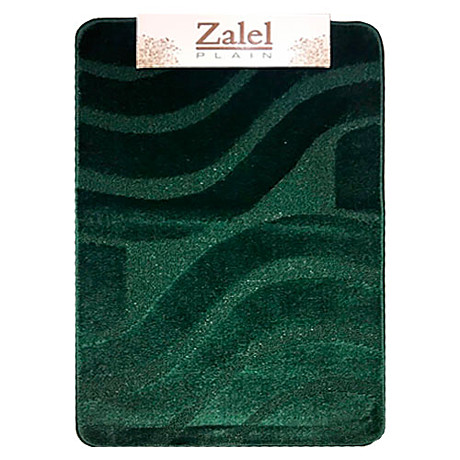 Коврик для ванной Zalel 55*85 см тёмно зелёный